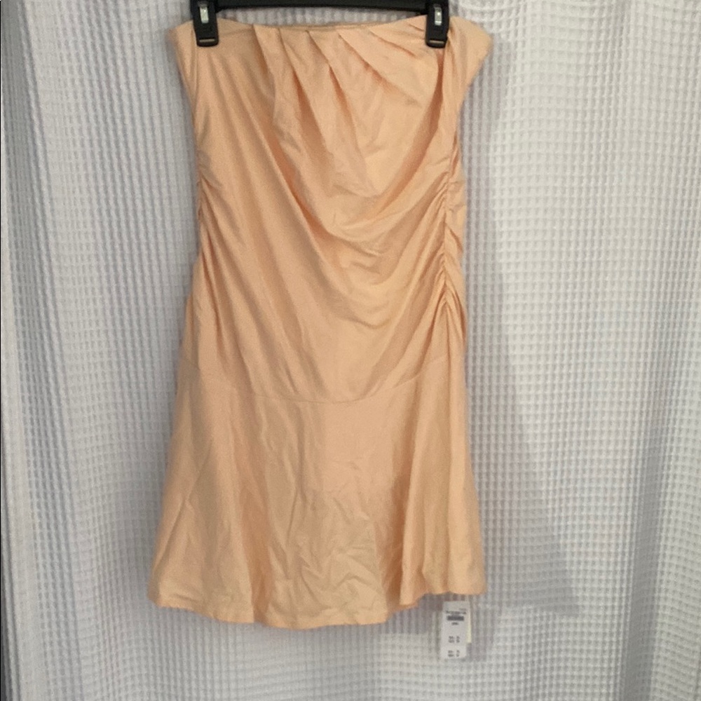 Abercrombie & Fitch Strapless Peach Dress